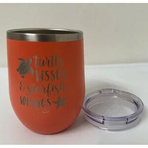 Piper‎ Lou Tumbler Turtle Kisses Starfish Wishes Insulated Cup With Lid